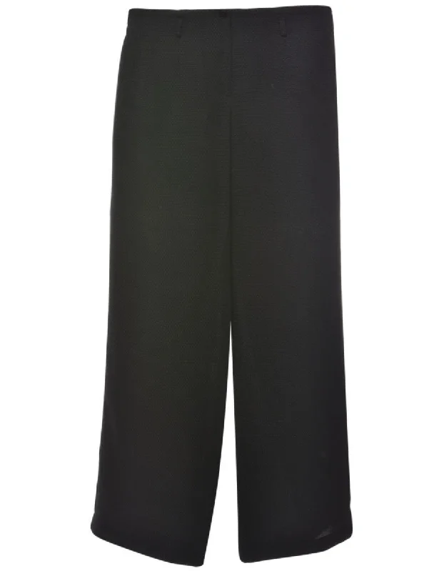 Tapered Black Trousers - W28 L31 Trousers Lace Delicate