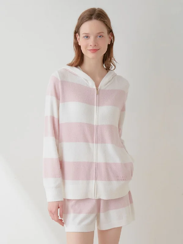 Smoothie Lite 2-Border Zip Up Hoodie Cardigan Neon metallic Matte
