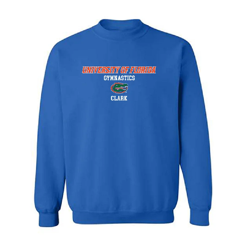Florida - NCAA Women's Gymnastics : Taylor Clark - Classic Shersey Crewneck Sweatshirt Hoodie with Oversized Fit Loose Comfortable Florida - NCAA Women's Gymnastics : Taylor Clark - Classic Shersey Crewneck Sweatshirt Hoodie with Oversized Fit Loose Comfortable