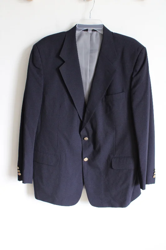 Today's Man Dark Navy Blue Blazer | 46R Women's Classic Blazer