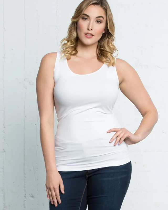 Plus Size Scoopneck Tank by Skinnytees boho tank top