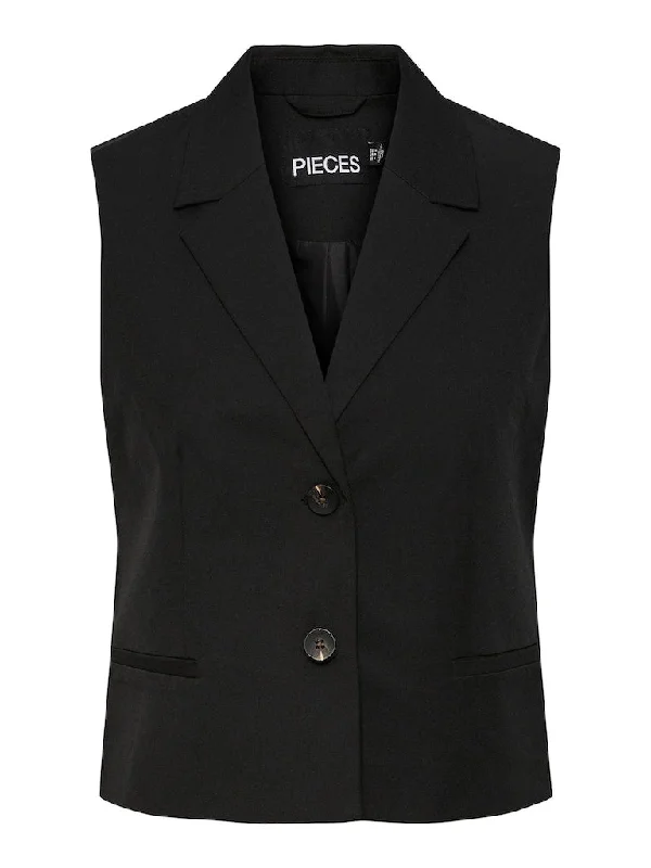 Pieces Size - Blazer vest Women's Vintage Jacket