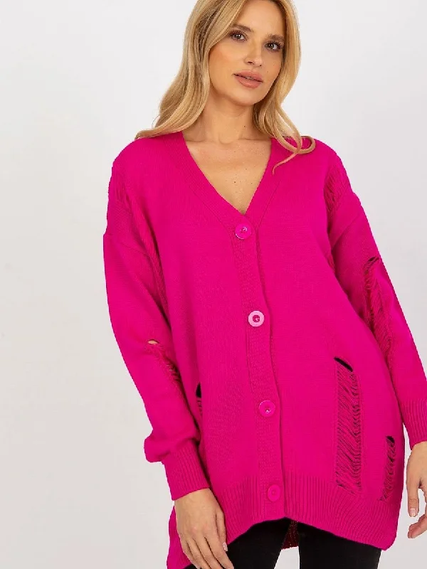 Cardigan Rue Paris Terry Blend Velvet Blend Canvas Blend