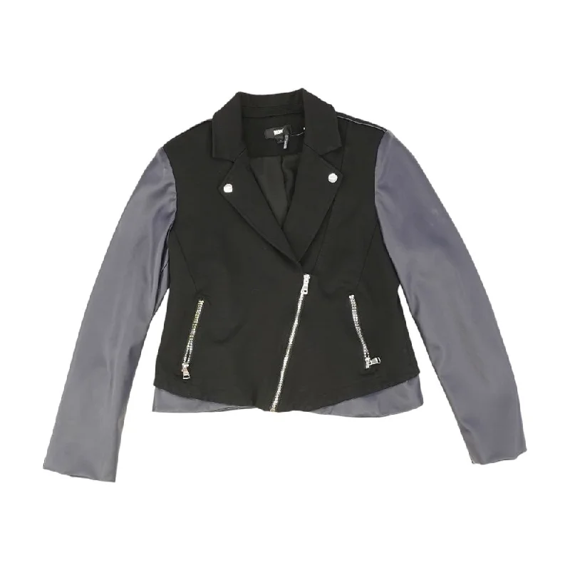 Black Solid Blazer Women's Elegant Jacket