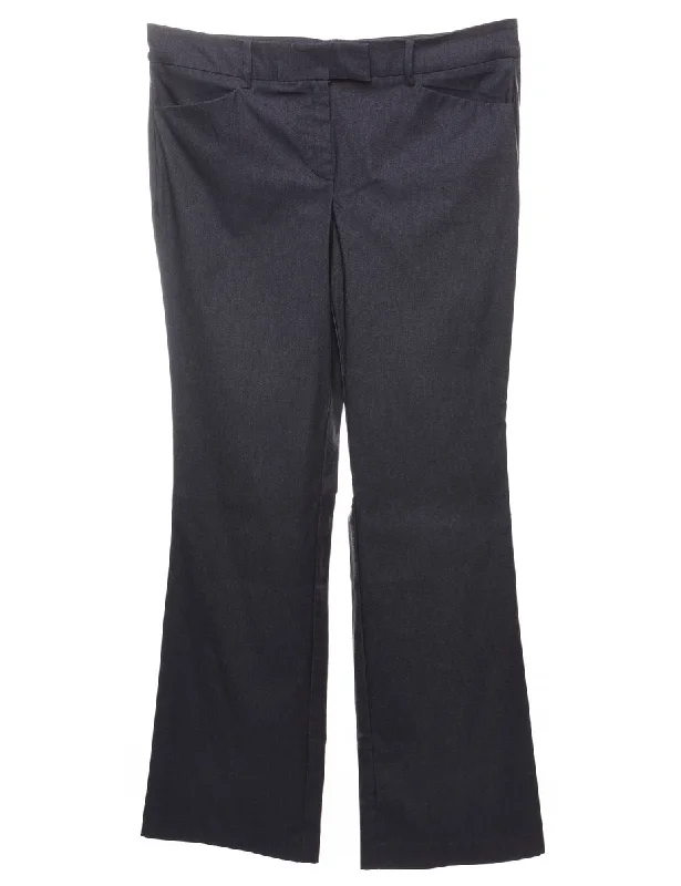 Van Heusen Smart Black Flared Trousers - W36 L31 Trousers Top Rated