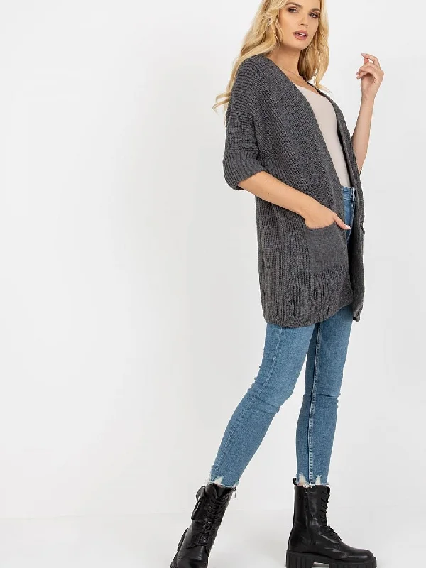 Cardigan Rue Paris Fleece Cardigan Nylon Polyester