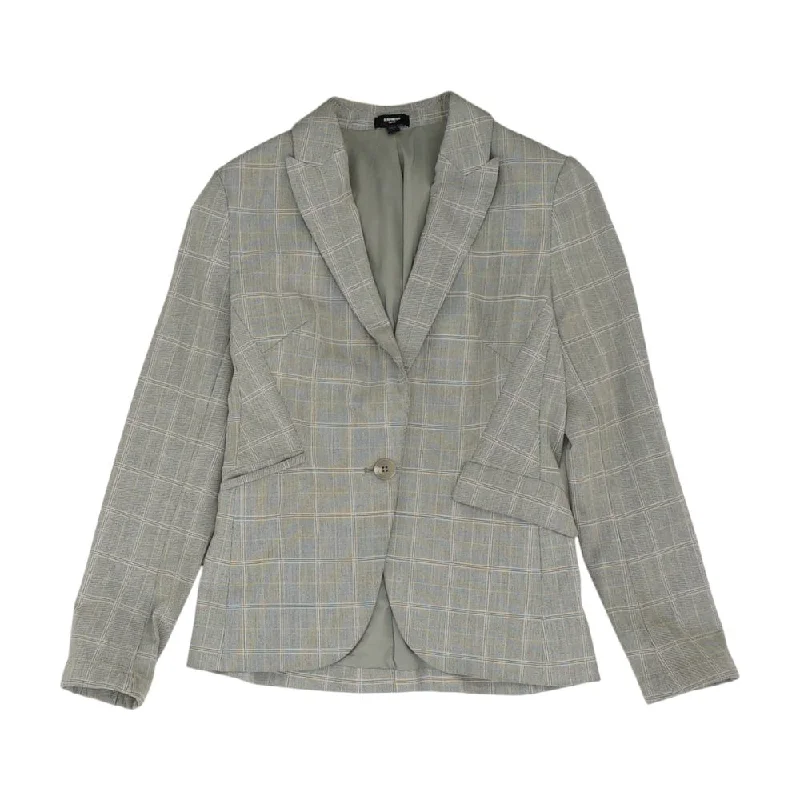 Gray Paisley Blazer Women's Classic Blazer