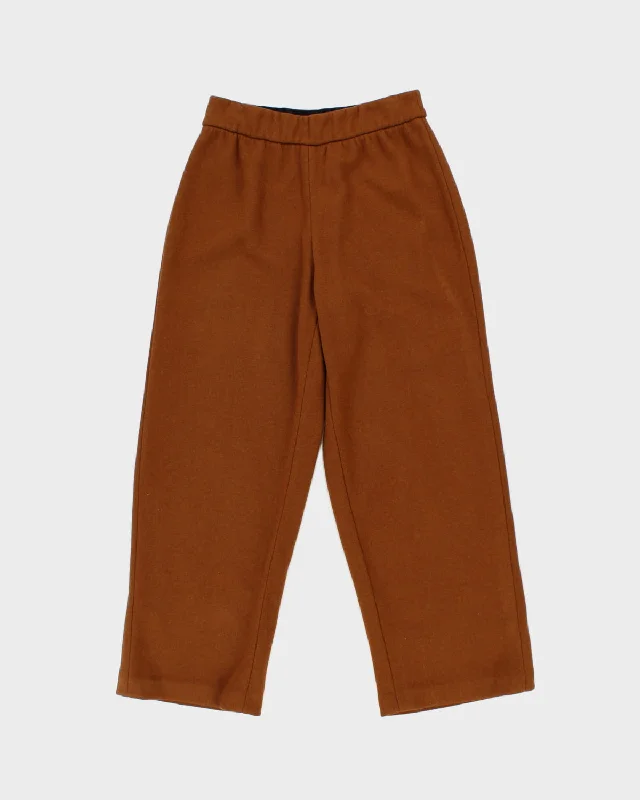 BB.GG Brown Trousers - W28 L26 Trousers Handmade Artisanal