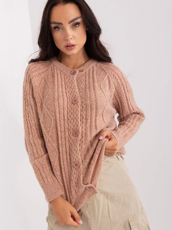 Cardigan AT Spandex Blend Rayon Blend Denim Blend
