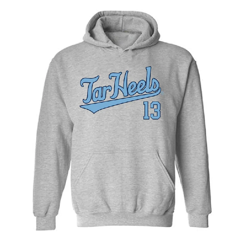 UNC - NCAA Women's Gymnastics : Bella Miller - Classic Shersey Hooded Sweatshirt Hoodie with Drop Shoulder Relaxed Streetwear UNC - NCAA Women's Gymnastics : Bella Miller - Classic Shersey Hooded Sweatshirt Hoodie with Drop Shoulder Relaxed Streetwear