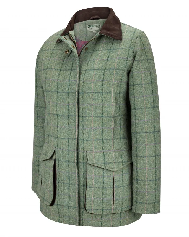 Hoggs Roslin Field Tweed Coat Ladies Blouse Shirt Tunic