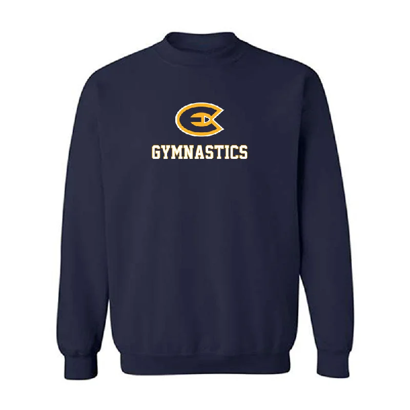 UW Eau Claire - NCAA Women's Gymnastics : Cadence Cordova - Classic Fashion Shersey Crewneck Sweatshirt Hoodie with Elastic Cuffs Stretchable Comfortable UW Eau Claire - NCAA Women's Gymnastics : Cadence Cordova - Classic Fashion Shersey Crewneck Sweatshirt Hoodie with Elastic Cuffs Stretchable Comfortable