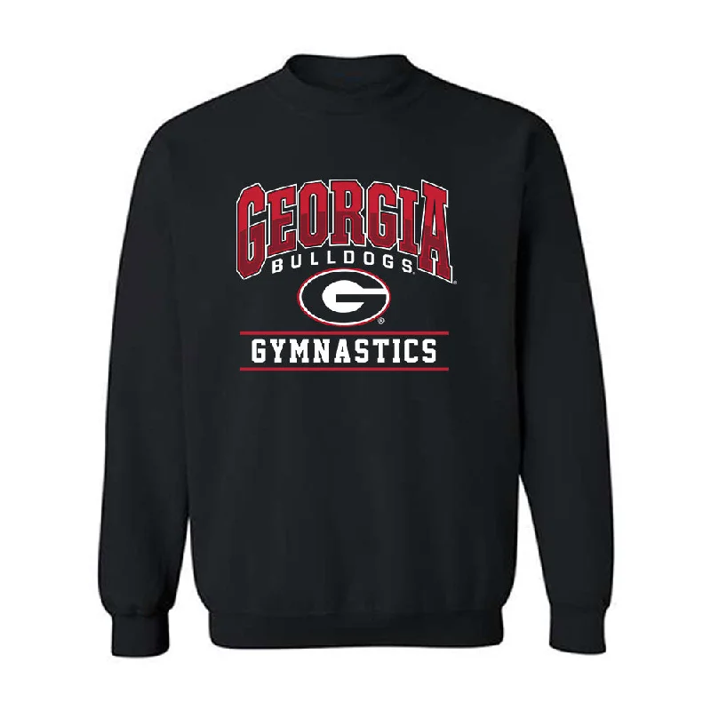 Georgia - NCAA Women's Gymnastics : Sidney Fitzgerald - Classic Shersey Crewneck Sweatshirt Hoodie with Hem Lace Feminine Delicate Georgia - NCAA Women's Gymnastics : Sidney Fitzgerald - Classic Shersey Crewneck Sweatshirt Hoodie with Hem Lace Feminine Delicate