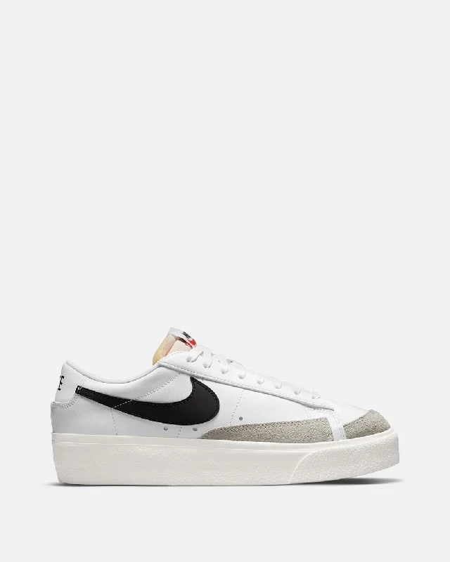 Nike Women Blazer Low Platform White/Black-Sail-Team Orange Women's Luxurious Jacket