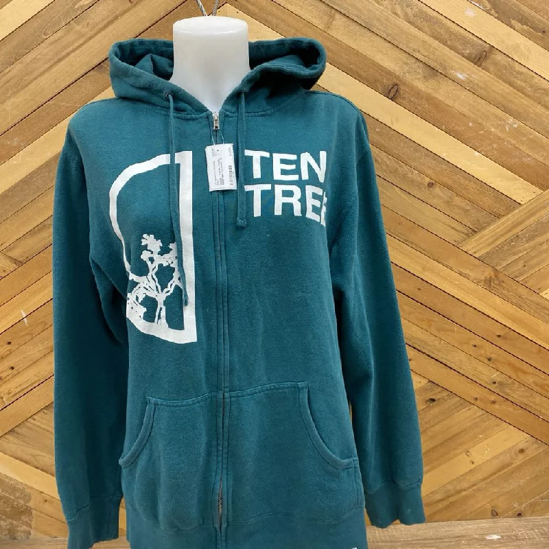 tentree - Full-Zip Hoodie - MSRP $98: Teal Green-women-LG Hooded Sweatshirt Casual Wear Street Style tentree - Full-Zip Hoodie - MSRP $98: Teal Green-women-LG Hooded Sweatshirt Casual Wear Street Style