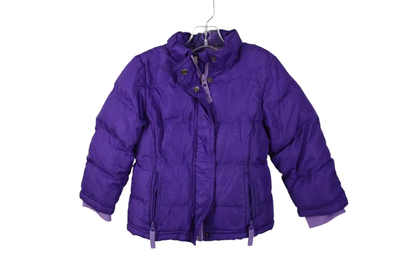 Cherokee Purple Coat | 2T Asymmetrical Collar Hooded Zippered