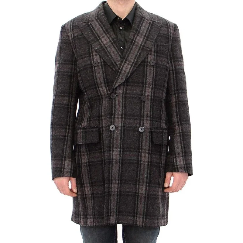 Dolce & Gabbana Sicilia Checkered Wool Blend Coat Suede Jacket Faux Fur Jacket Puffer Jacket Dolce & Gabbana Sicilia Checkered Wool Blend Coat Suede Jacket Faux Fur Jacket Puffer Jacket
