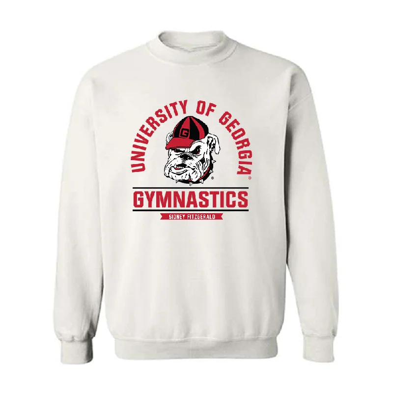 Georgia - NCAA Women's Gymnastics : Sidney Fitzgerald - Classic Fashion Shersey Crewneck Sweatshirt Hoodie with Front Slit Layering Stylish Georgia - NCAA Women's Gymnastics : Sidney Fitzgerald - Classic Fashion Shersey Crewneck Sweatshirt Hoodie with Front Slit Layering Stylish