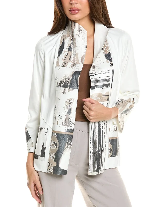 Joseph Ribkoff Jacket Herringbone Jacket Houndstooth Jacket Plaid Jacket