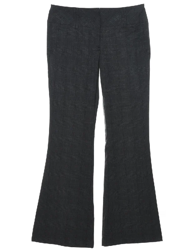 Checked  Grey Trousers - W32 L33 Trousers New Arrival