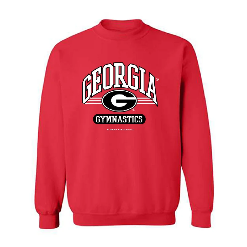 Georgia - NCAA Women's Gymnastics : Sidney Fitzgerald - Classic Fashion Shersey Crewneck Sweatshirt Oversized Hoodie Comfort Casual Georgia - NCAA Women's Gymnastics : Sidney Fitzgerald - Classic Fashion Shersey Crewneck Sweatshirt Oversized Hoodie Comfort Casual