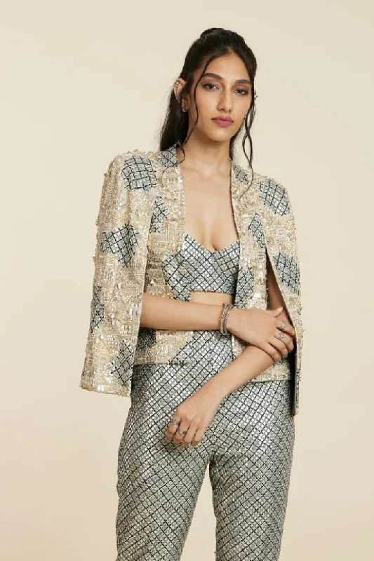 IVORY METAL NOOR JACKET Jacket Blazer Coat