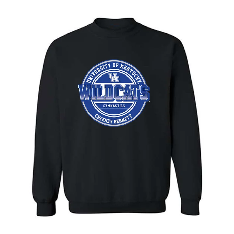 Kentucky - NCAA Women's Gymnastics : Chesney Bennett - Classic Fashion Shersey Crewneck Sweatshirt Hoodie with Hem Detail Decorative Unique Kentucky - NCAA Women's Gymnastics : Chesney Bennett - Classic Fashion Shersey Crewneck Sweatshirt Hoodie with Hem Detail Decorative Unique