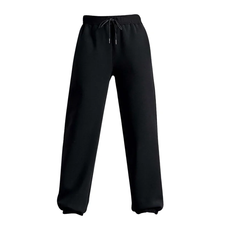Maxbell Womens Sweatpants Fleece Lining Jogger Pants Casual Harem Trouser Black M Trousers High Rise Slim Fit