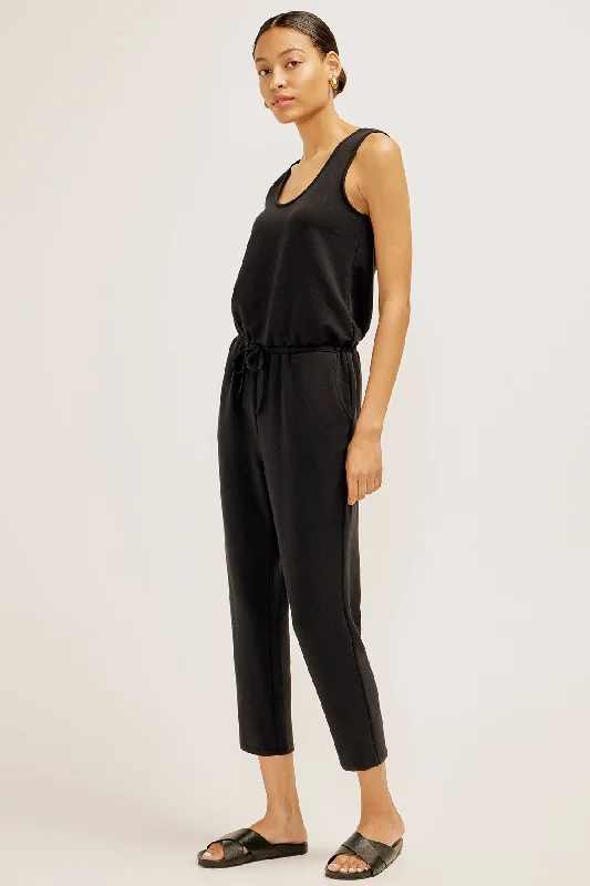 Recycled Tank Jumpsuit striped tank top
