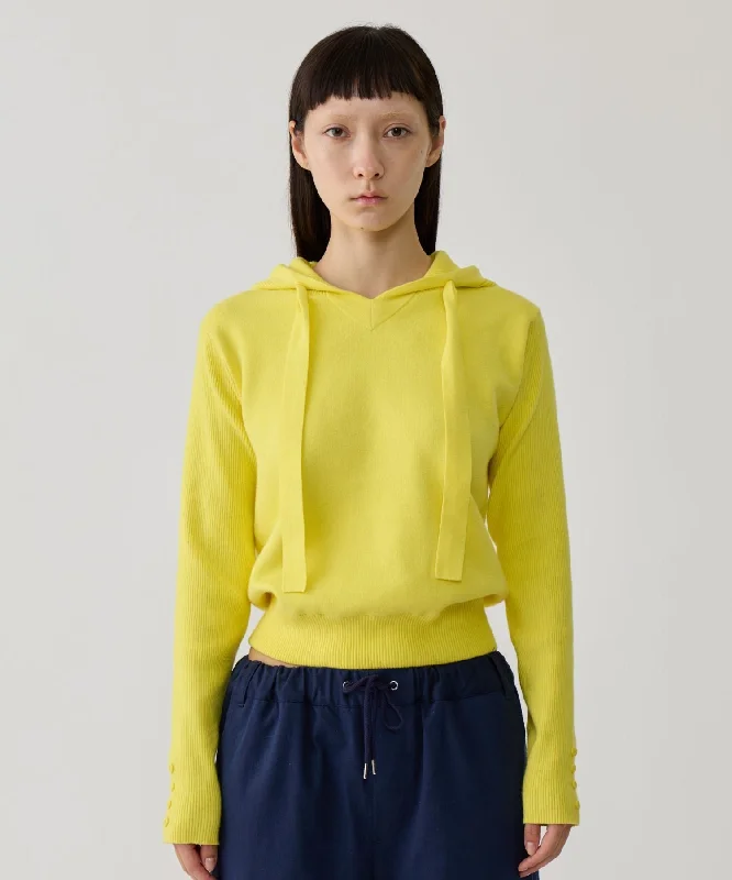 KNIT HOODIE Hoodie with Relaxed Fit Easy Casual