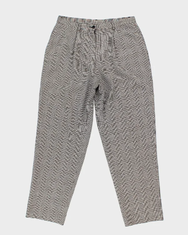 Vintage Nygard Houndstooth Trousers - M Trousers Seasonal Trendy