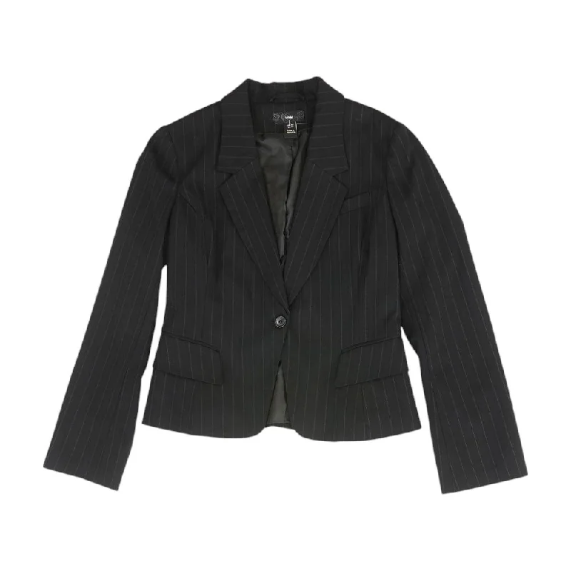 Black Striped Blazer Women's Handmade Blazer