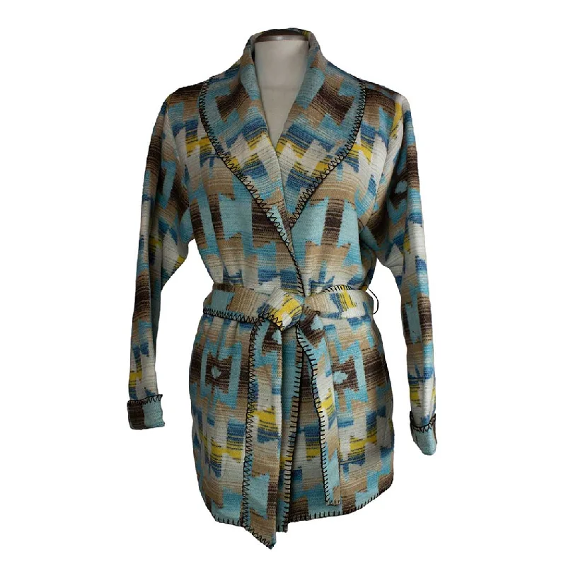 Rhonda Stark Women's Sundance Wrap Coat Asymmetrical Diagonal princess