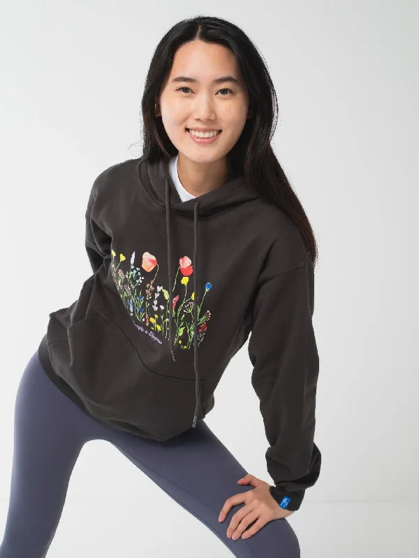 Wildflower Hoodie Hoodie Jacket Zipper Layering