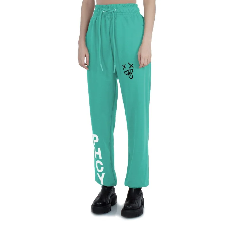 Sporty Chic Cotton Jersey Trousers Trousers Fall Fleece