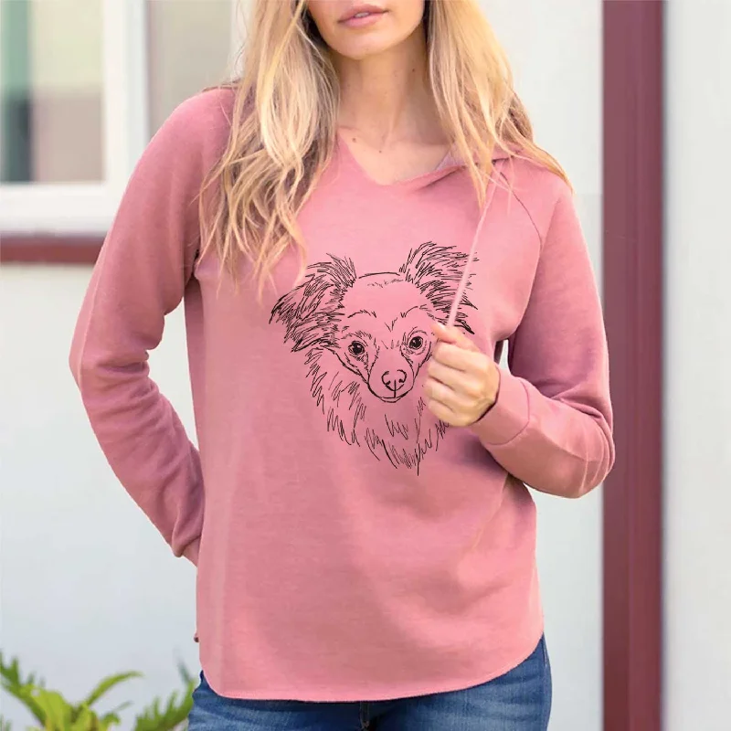 Doodled Charlie Brown the Chihuahua Mix - Cali Wave Hooded Sweatshirt Hoodie with Applique Textured Unique Doodled Charlie Brown the Chihuahua Mix - Cali Wave Hooded Sweatshirt Hoodie with Applique Textured Unique