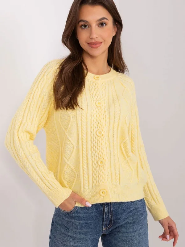 Cardigan AT Herringbone Houndstooth Plaid
