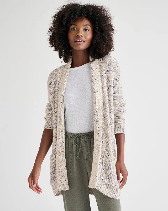 Natalia Cardigan Glossy Satin Silk