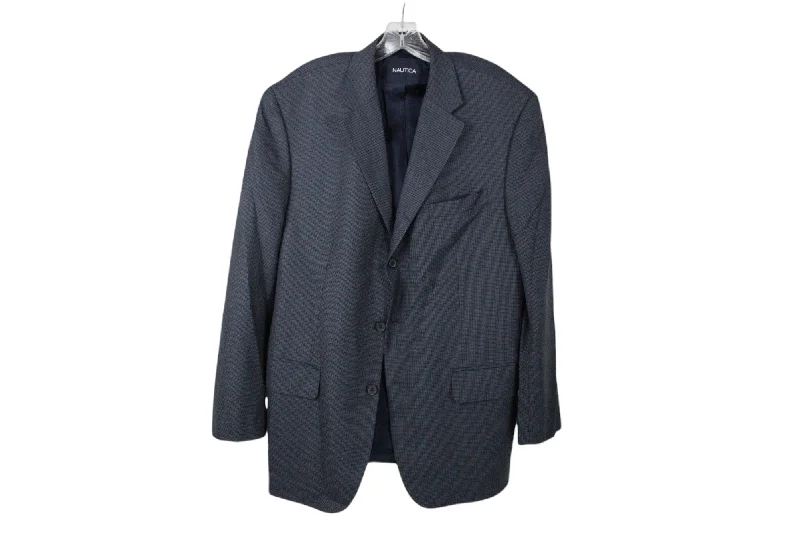 Nautica Blue Gray Blazer | 43 Regular Women's Classic Blazer