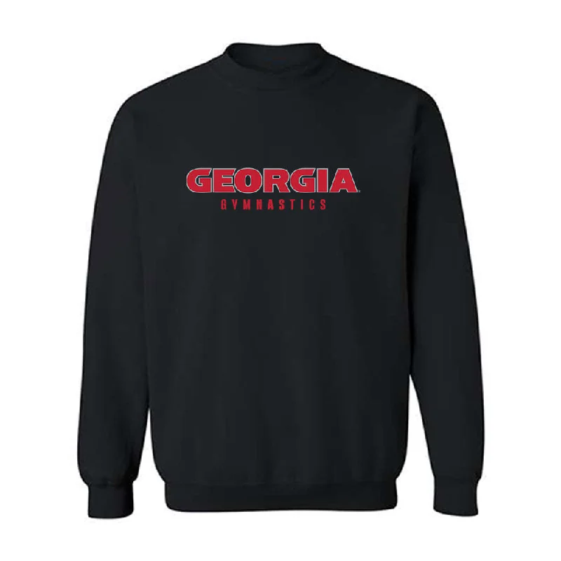 Georgia - NCAA Women's Gymnastics : Sidney Fitzgerald - Classic Shersey Crewneck Sweatshirt Hoodie with Side Slits Relaxed Casual Georgia - NCAA Women's Gymnastics : Sidney Fitzgerald - Classic Shersey Crewneck Sweatshirt Hoodie with Side Slits Relaxed Casual