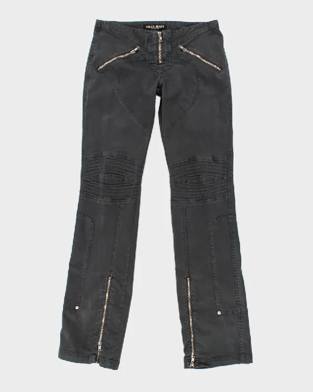 Y2K 00s Guess Zip Detailed Trousers - W32 L34 Trousers Ceremony Elegant