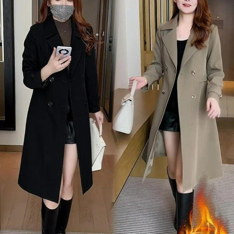Korean Style Elegant Elegant Graceful Trench Coat Hooded Jacket Zipper Jacket Button Jacket Korean Style Elegant Elegant Graceful Trench Coat Hooded Jacket Zipper Jacket Button Jacket