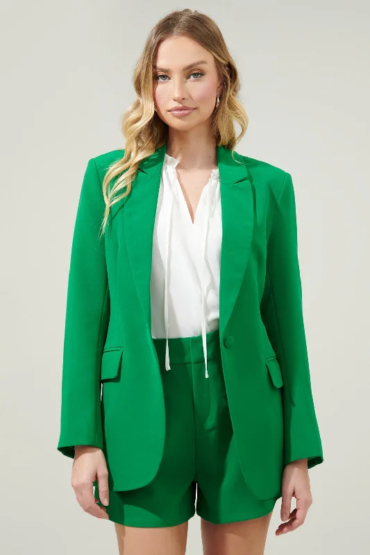 The Rica Blazer + Shorts Set - Sold Separately Women's Trendy Suit