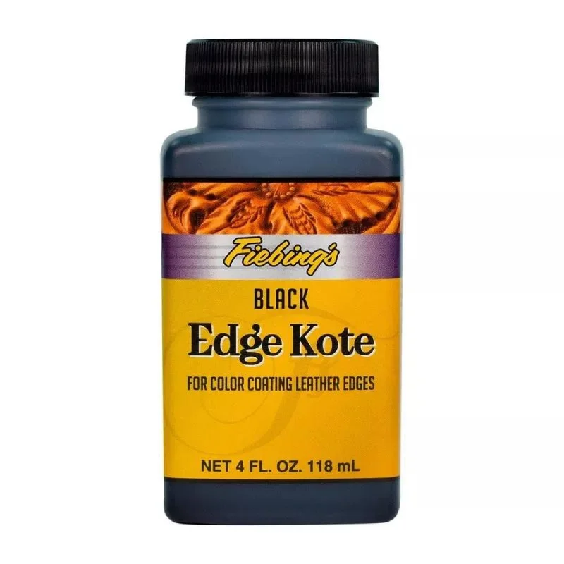 Fiebing's Edge Kote - 4 oz - Black - Brown - Leather Top Coat Finish Peter Pan Collar Cowl Neck Turtleneck Fiebing's Edge Kote - 4 oz - Black - Brown - Leather Top Coat Finish Peter Pan Collar Cowl Neck Turtleneck