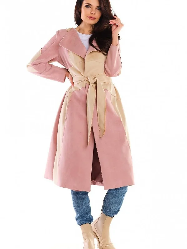 Coat awama Bomber Denim Leather
