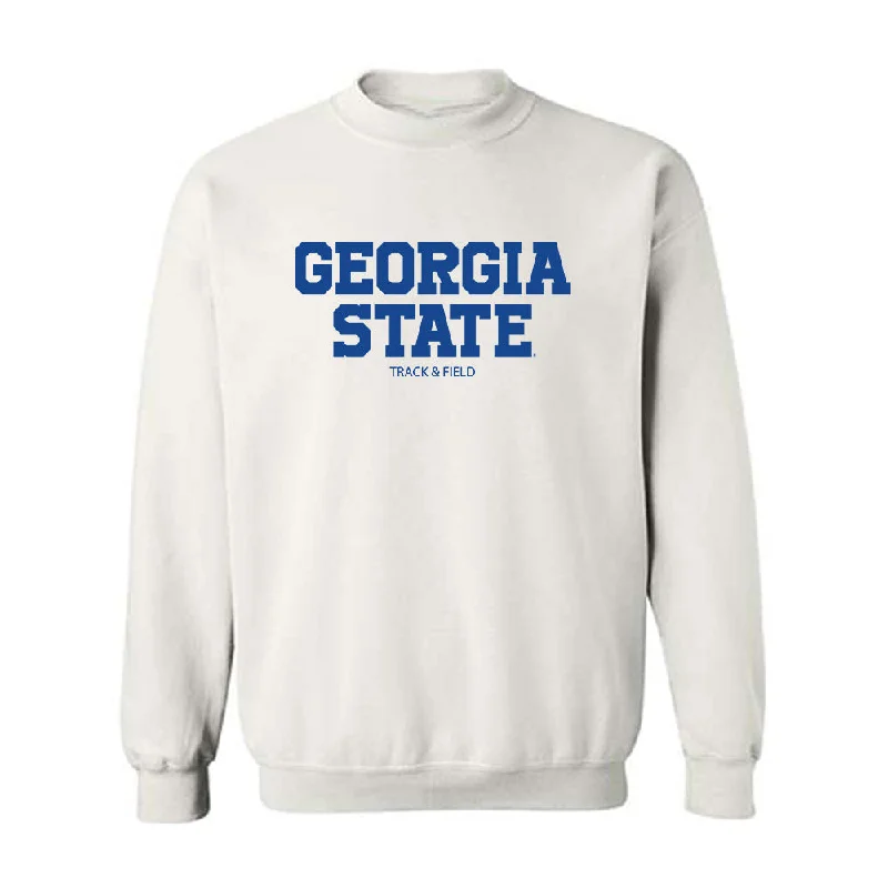 Georgia State - NCAA Women's Track & Field : Yolanda Brooks - Classic Shersey Crewneck Sweatshirt Hoodie with High Neck Warm Protective