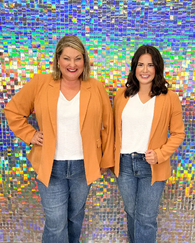 FINAL SALE Tried and True Blazer - Tuscan Tan Women's Fashion Blazer