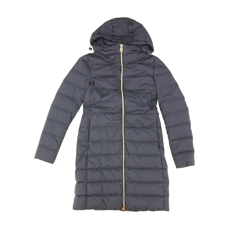 Navy Solid Puffer Coat Striped Polka Dot Floral