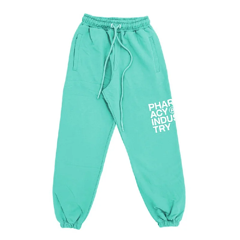 Chic Logo Print Drawstring Tracksuit Trousers Trousers Modern Contemporary