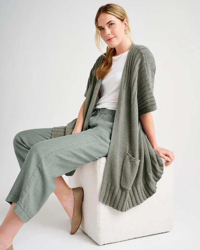 Valerie Cardigan Lace Blend Ribbed Blend Corduroy Blend